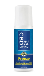 CBD Living - Nano CBD Freeze Roll-On with Menthol for Muscles 4500mg