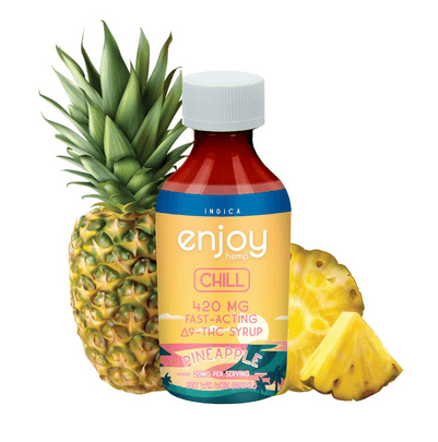Enjoy Hemp -  Delta 9 Live Rosin  "Chill" Syrup - 420mg Indica  - Pineapple Flavor