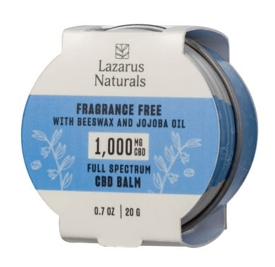 Lazerus Naturals Fragrance Free CBD Balm