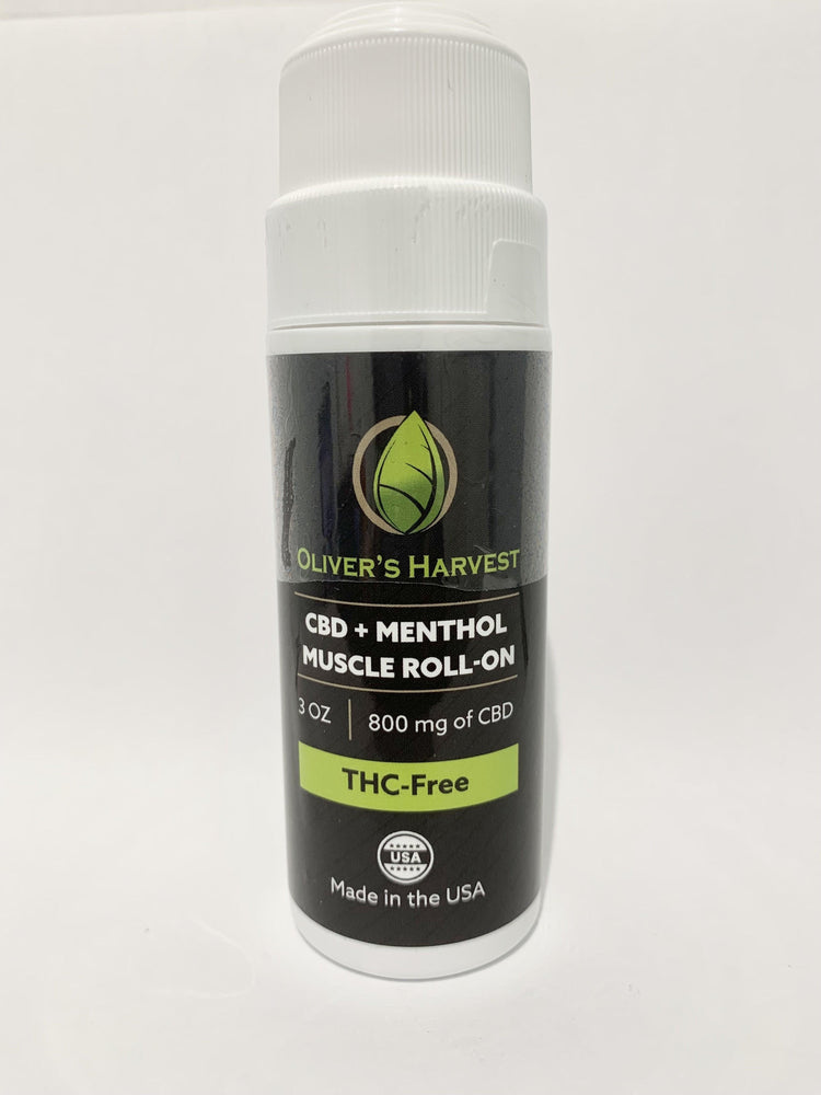 
                
                    Load image into Gallery viewer, Oliver’s Harvest Menthol Muscle Roll-On with CBD - INNO Medicinals
                
            