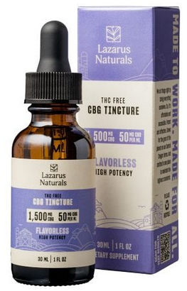 Lazerus Natural CBG Tincture THC Free