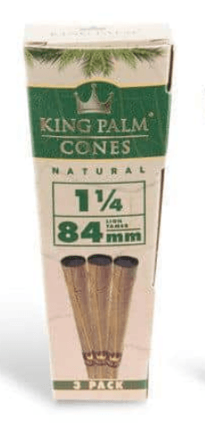 King Palm Natural 3pk Pre-Rolled Palm Cones 84mm - INNO Medicinals