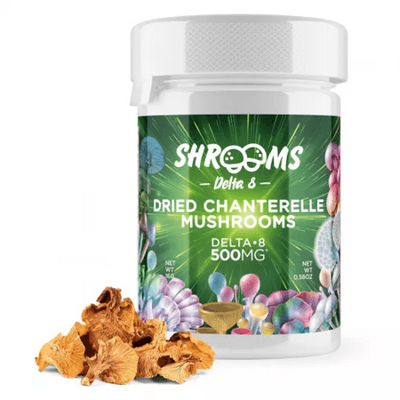 Shrooms Delta-8 THC Mushrooms - Dried Chanterelle - 500MG