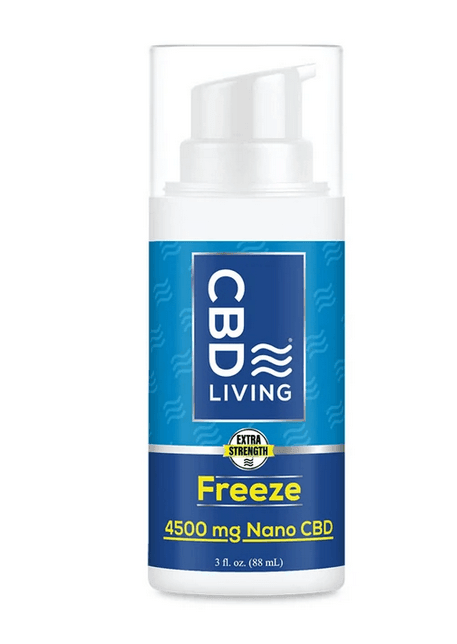 CBD Living - Nano CBD Freeze Pump with Menthol for Muscles 4500mg
