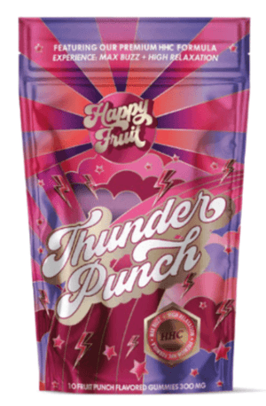 Happy Fruit Thunder Punch HHC Gummies 300mg - INNO Medicinals